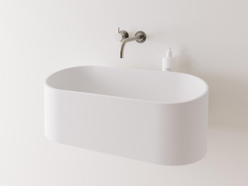 Подвесная раковина настенная овальная Not Only White Fuse белая sun-id-1454451 - Вид №1