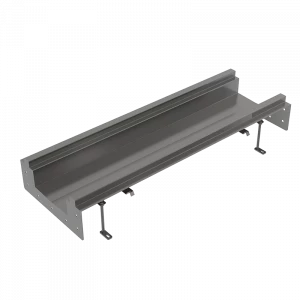 Промышленный коробчатый желоб из нержавеющей стали AISI 316L