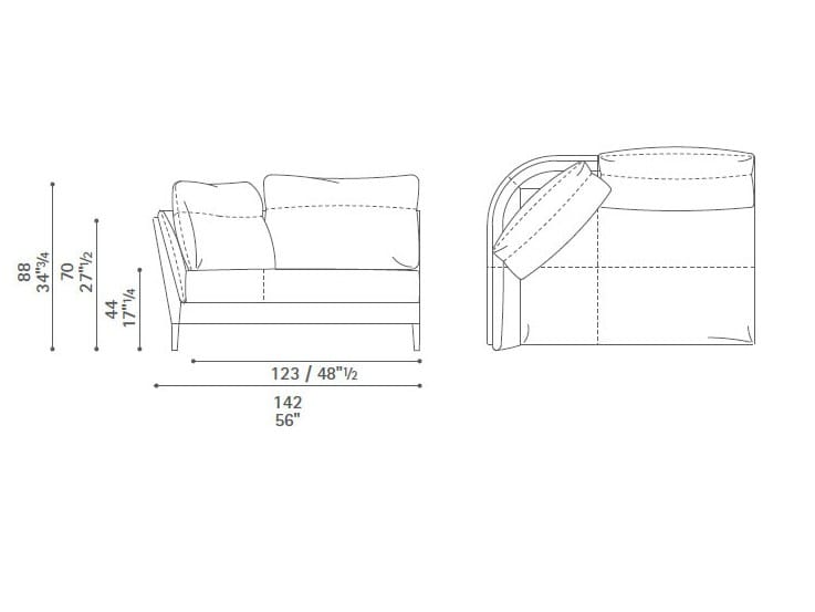 Модульный диван Poltrona Frau коллекция - диваны и кресла ARCH-00016309 - Вид №10