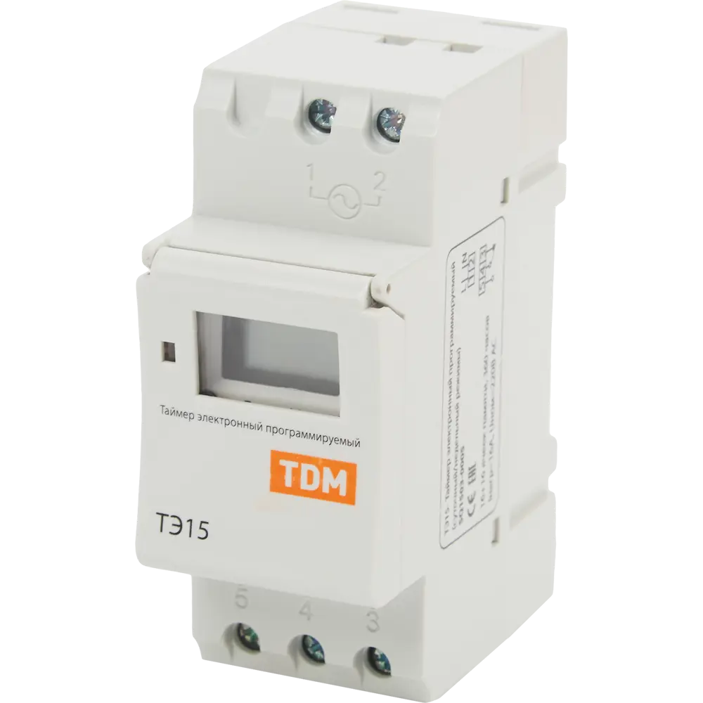 Таймер электронный TDM Electric для автоматизации освещения 84399568 STLM-0049337