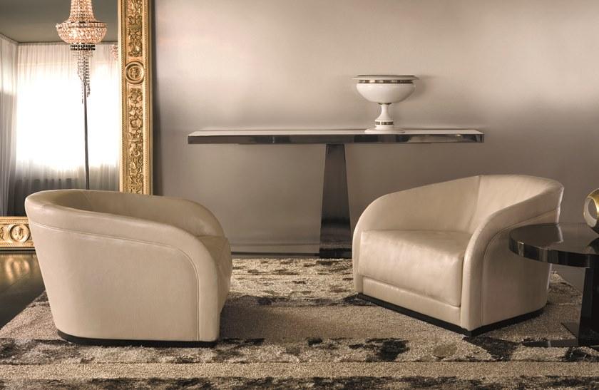 Longhi Кожаное кресло с подлокотниками Loveluxe X 630 - Вид №3