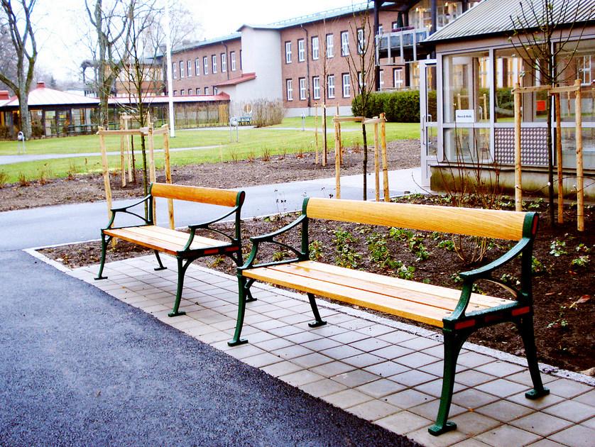 Nola Industrier Скамейка из дерева с подлокотниками sun-id-1424378 - Вид №4