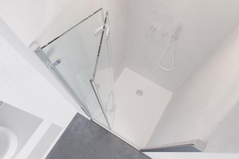 Flair Showers Складная стеклянная дверь для душа Oro Orobf90sc - Вид №2