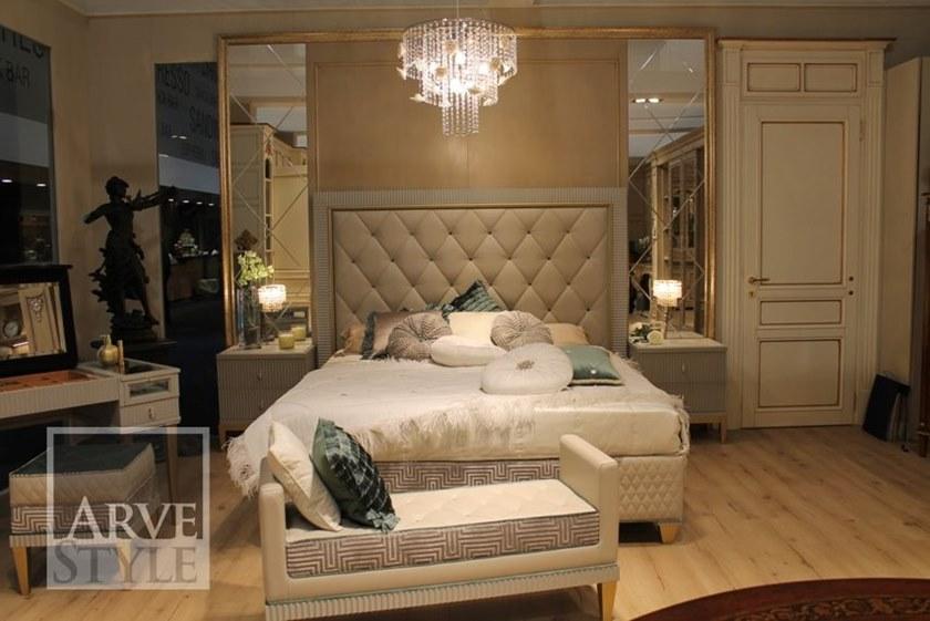 Arvestyle Прямоугольная прикроватная тумбочка из лакированной древесины с ящиками Tiffany As-1811 - Вид №3