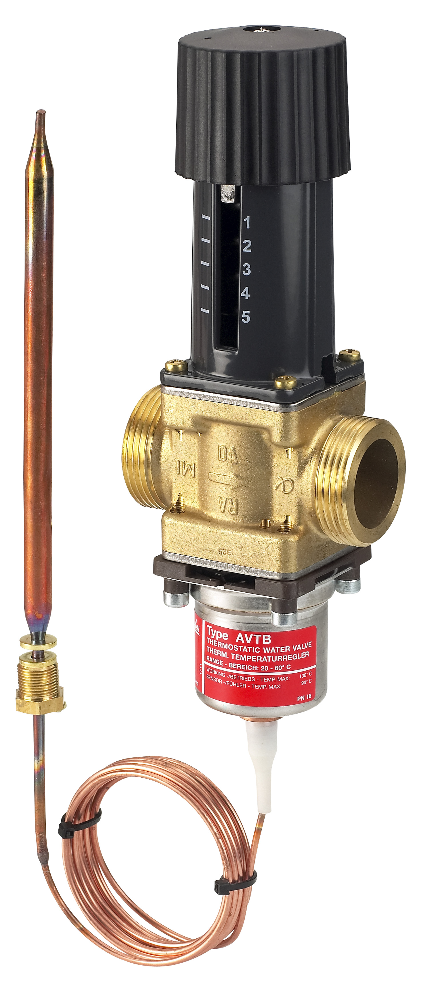 Danfoss Регулятор температуры AVTB Р-р темп.AVTB PN16 15/1,90-30/2M/вн.р 003N2232  - Вид №9