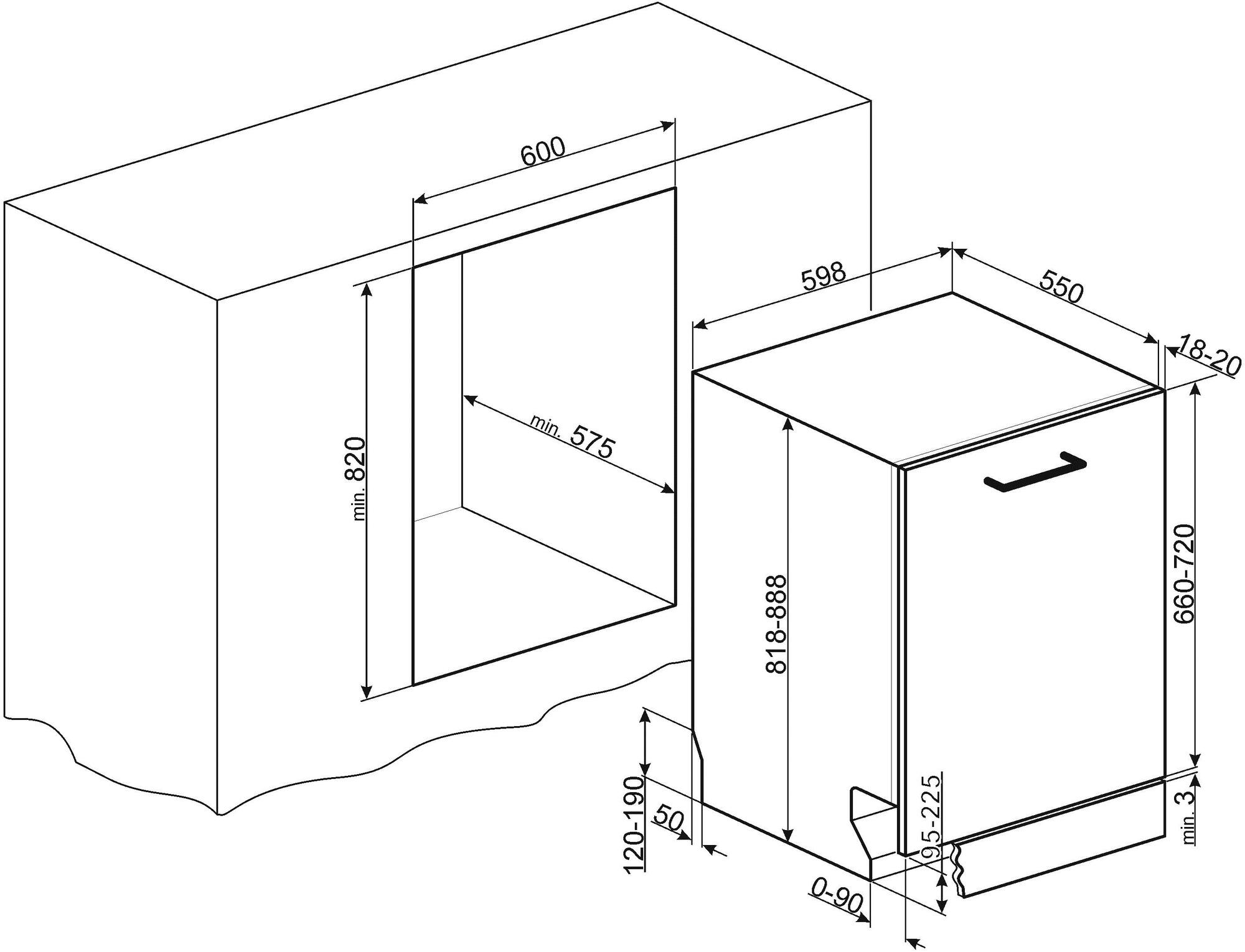 Smeg Встроенная посудомоечная машина sun-id-1359428 - Вид №1