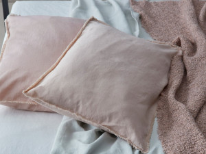 Наволочка из льна и хлопка