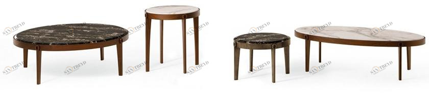 Giorgetti Журнальный столик из мрамора Ago sun-id-1477375