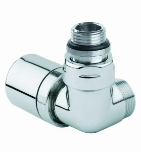 Carlo Poletti V76110ESX Клапан термостатический коаксиальный, правый или левый, с подключением стальной трубы.