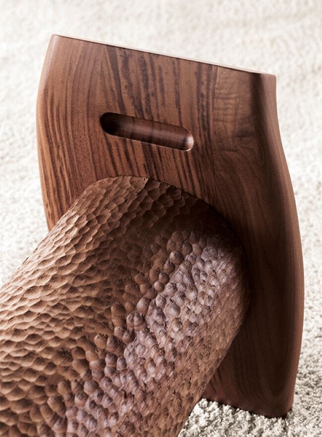 Твердый деревянный низкий стул Vibieffe Quite luxury ARCH-00145344 - Вид №1