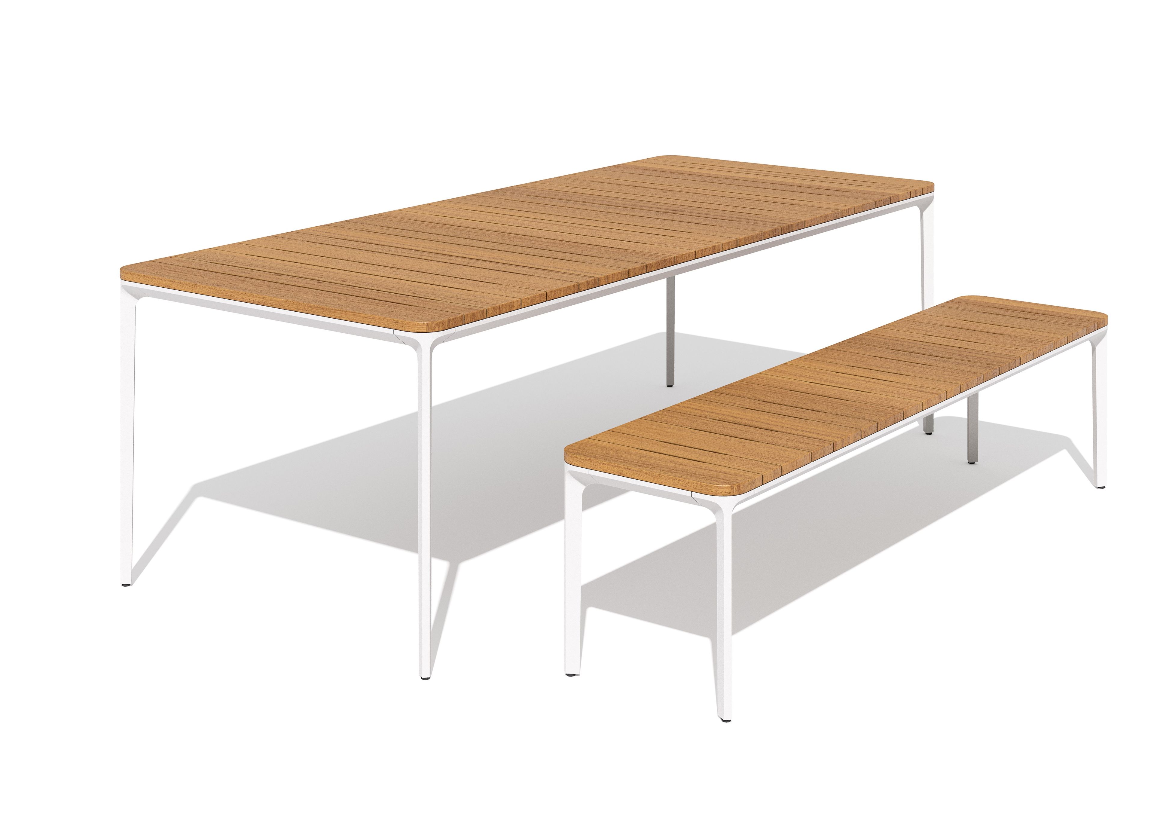 Прямоугольный садовый стол в ироко Sovet Italia ARCH-00048822 - Вид №1