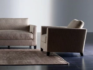 Meridiani Мягкое кресло со съемным чехлом из ткани Bissè