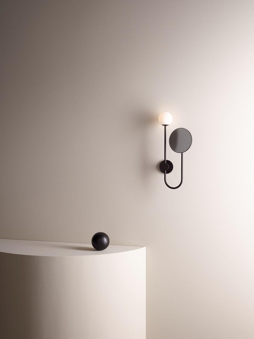 Astro Lighting Настенное металлическое увеличительное зеркало со встроенной подсветкой Capsule 1424001 / 1424003 - Вид №7