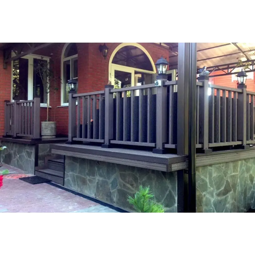 Ограждения из ДПК Holzhof Секция 3Д Santreyd STLM-2092842 - Вид №2