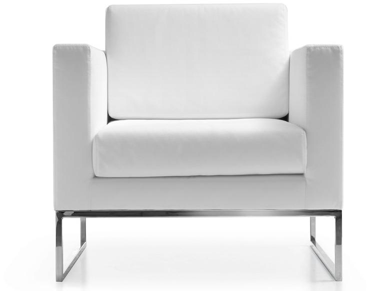 Quinti Sedute Кресло на санках из ткани с подлокотниками Vogue sun-id-1510654 - Вид №1