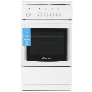 1185586 Комбинированная плита De Luxe 506031.01ГЭ (КР) белый