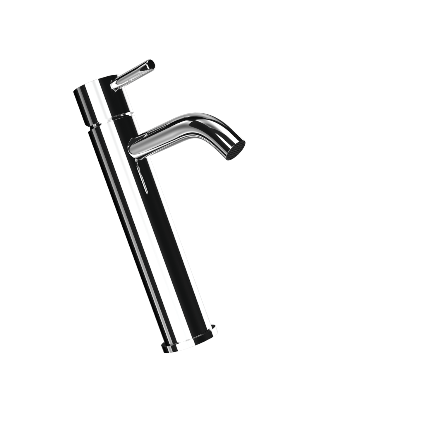 R376-B Моноблочный смеситель из нержавеющей стали с приподнятым корпусом Duten 