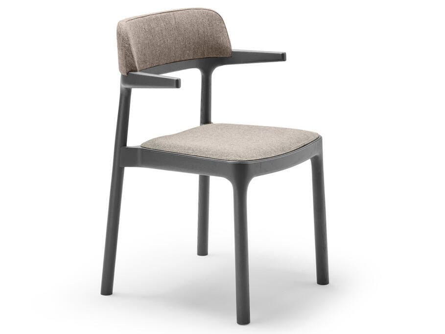 Деревянный штабелируемый стул с мягким сиденьем ALKI ORRIA ARCH-00091551 - Вид №33