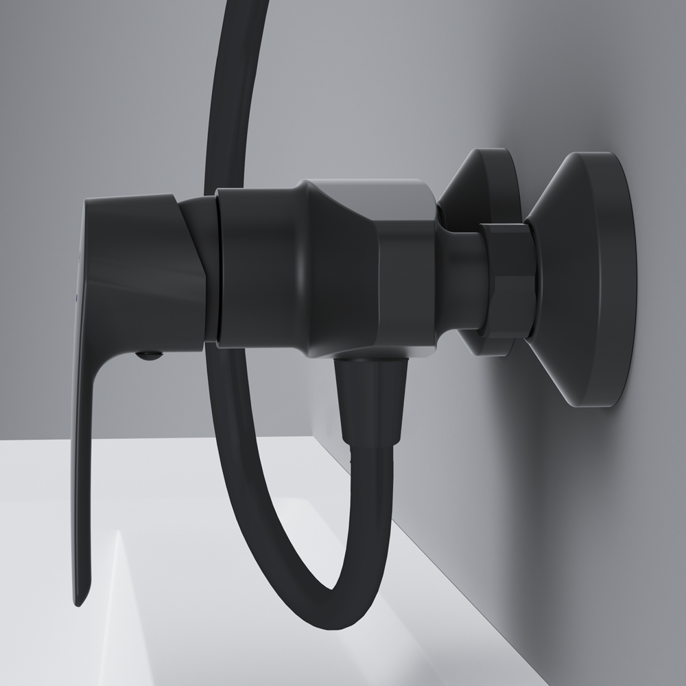 F90A20022 смеситель для душа черный шт. AM.PM Gem - Вид №3