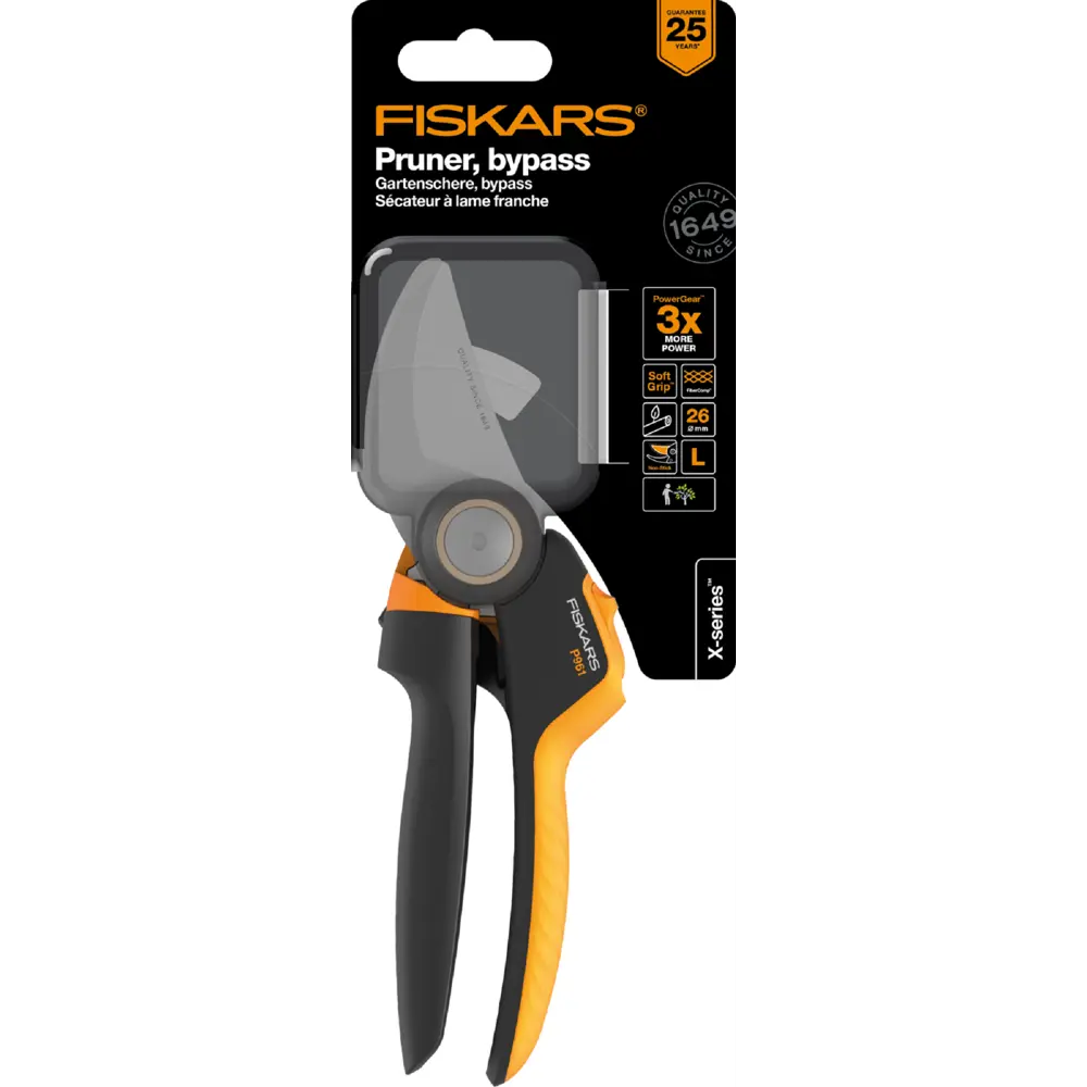 Секатор плоскостной Fiskars Xseries Powergear L P961 STLM-2105564 - Вид №4