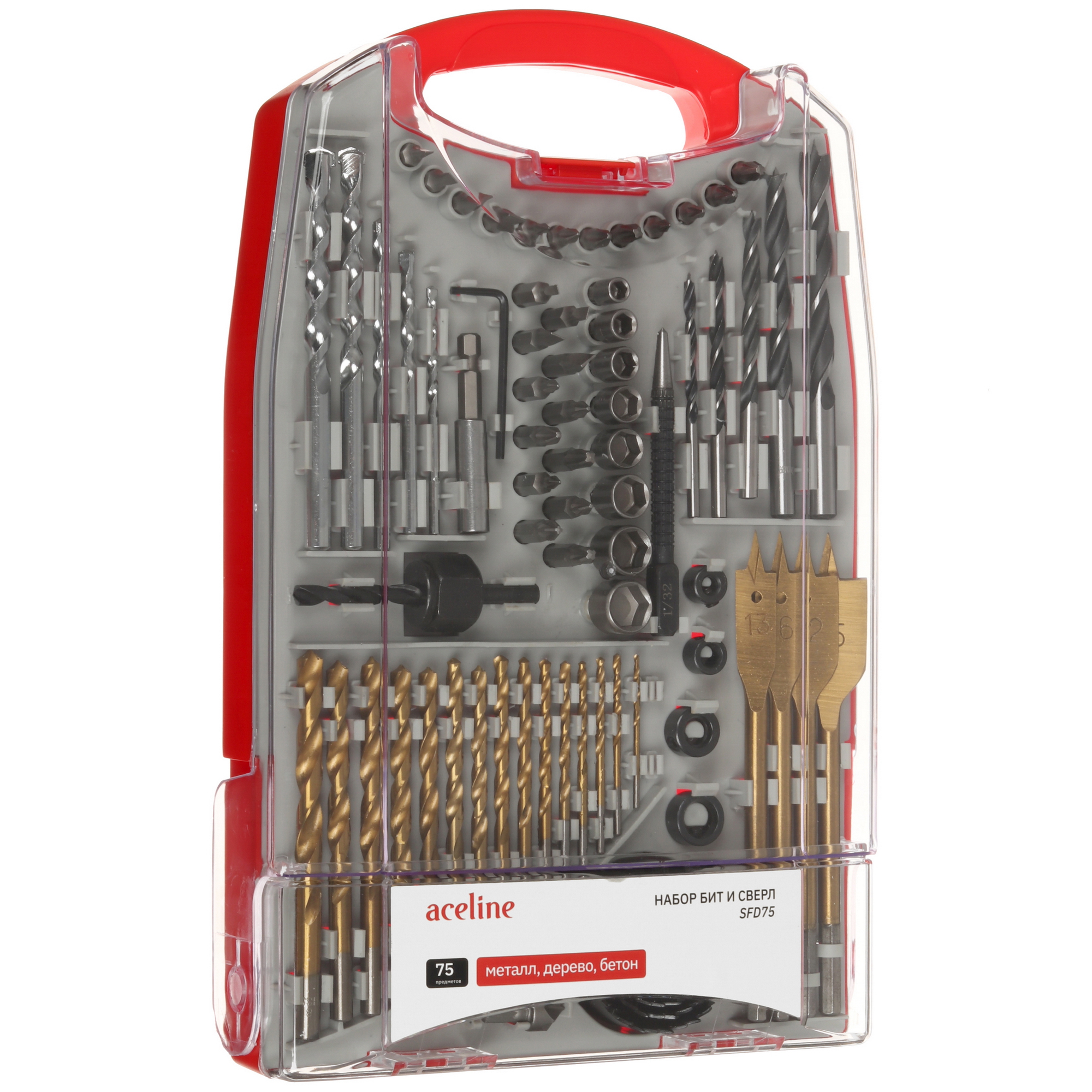 Набор бит и сверл Aceline SFD75 5430491 STDN-0022454