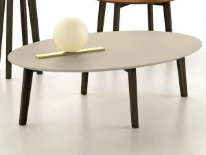 Dall'Agnese Овальный лакированный журнальный столик Zoe