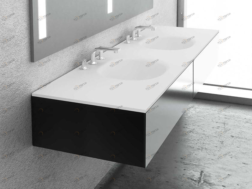 Подвесная раковина настенная овальная Hidrobox Flow белая sun-id-1496849