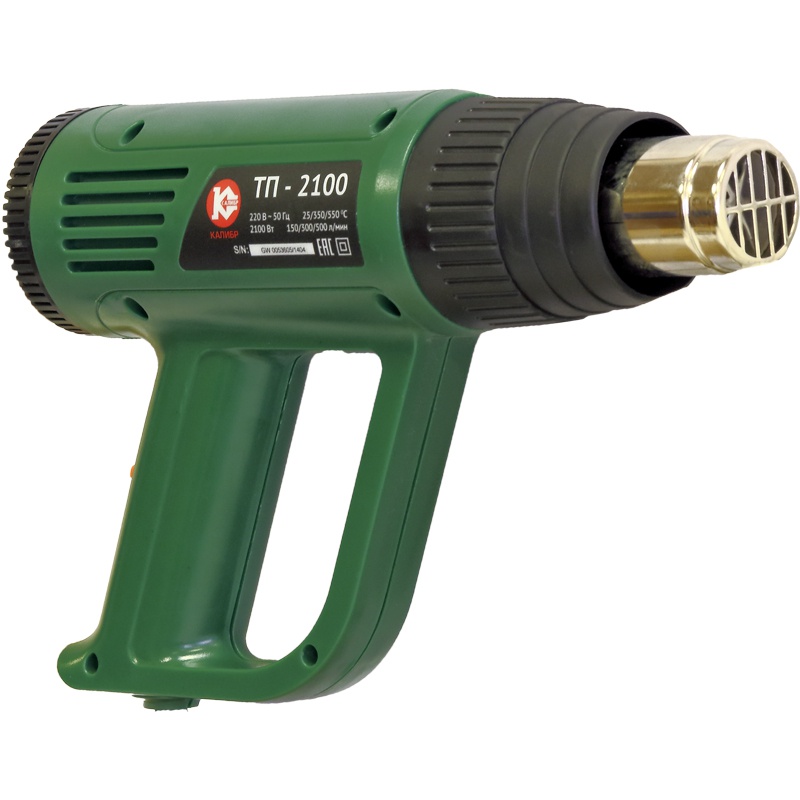 36309 Калибр Электрический теплопистолет ТП-2100  - Вид №3