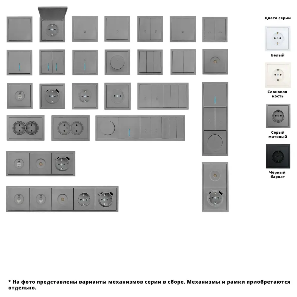 Кабельный ввод Zima цвет серый матовый Santreyd STLM-2129552 - Вид №3