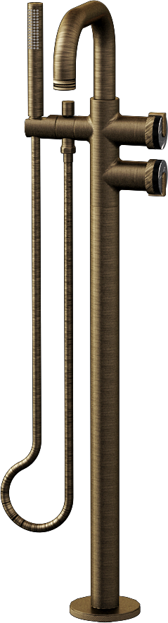 E-11557-R2MB-L1VBB-VBB Смеситель напольный отдельностоящий (внешняя часть) GRAFF MOD+