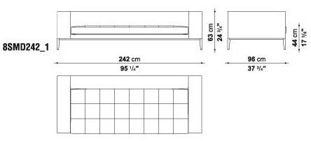 Maxalto Диван из ткани Simplex sun-id-1446515 - Вид №5