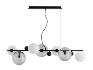 Стальной и стеклянный светодиодный подвесной светильник