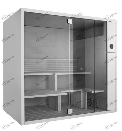 7512..001011000 Inipi B Сауна Inipi B, отдельно стоящая Белый глянцевый декор Duravit 