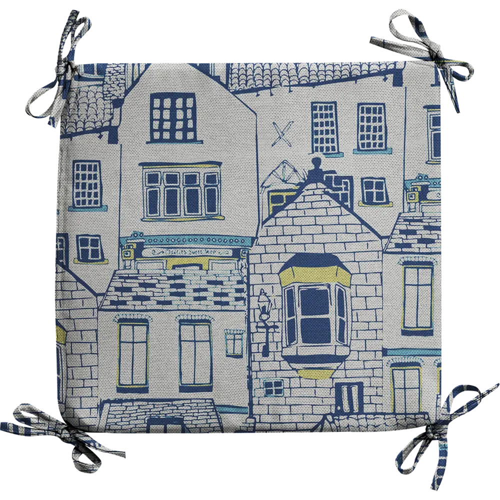 Галета на табурет «Город» 35x35 см цвет мультиколор LINEN WAY STLM-2140887