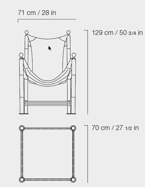 Тканевое кресло с подлокотниками ETRO Home Interiors ARCH-00035220 - Вид №4