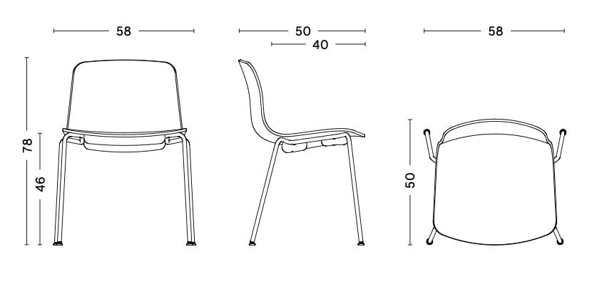 Мягкий штабелируемый стул Hay About a Chair ARCH-00075021 - Вид №8