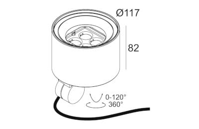 Напольный светодиодный прожектор Deltalight Frax ARCH-00003773 - Вид №2