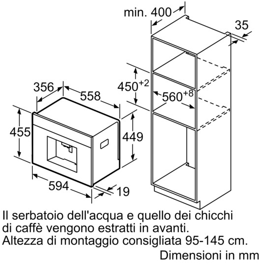 Siemens Встроенная автоматическая кофемашина Iq700 Ct836leb6  - Вид №3