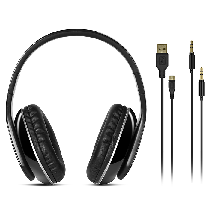 SV-015008 Беспроводные стереонаушники с микрофоном ap-b550mv, черный (bluetooth) Sven Santreyd  - Вид №2