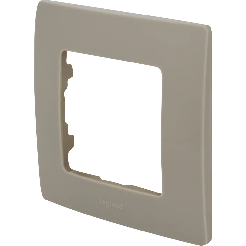 Рамка для розеток и выключателей Legrand Etika 1 пост, цвет светлая галька STLM-2092456 - Вид №2