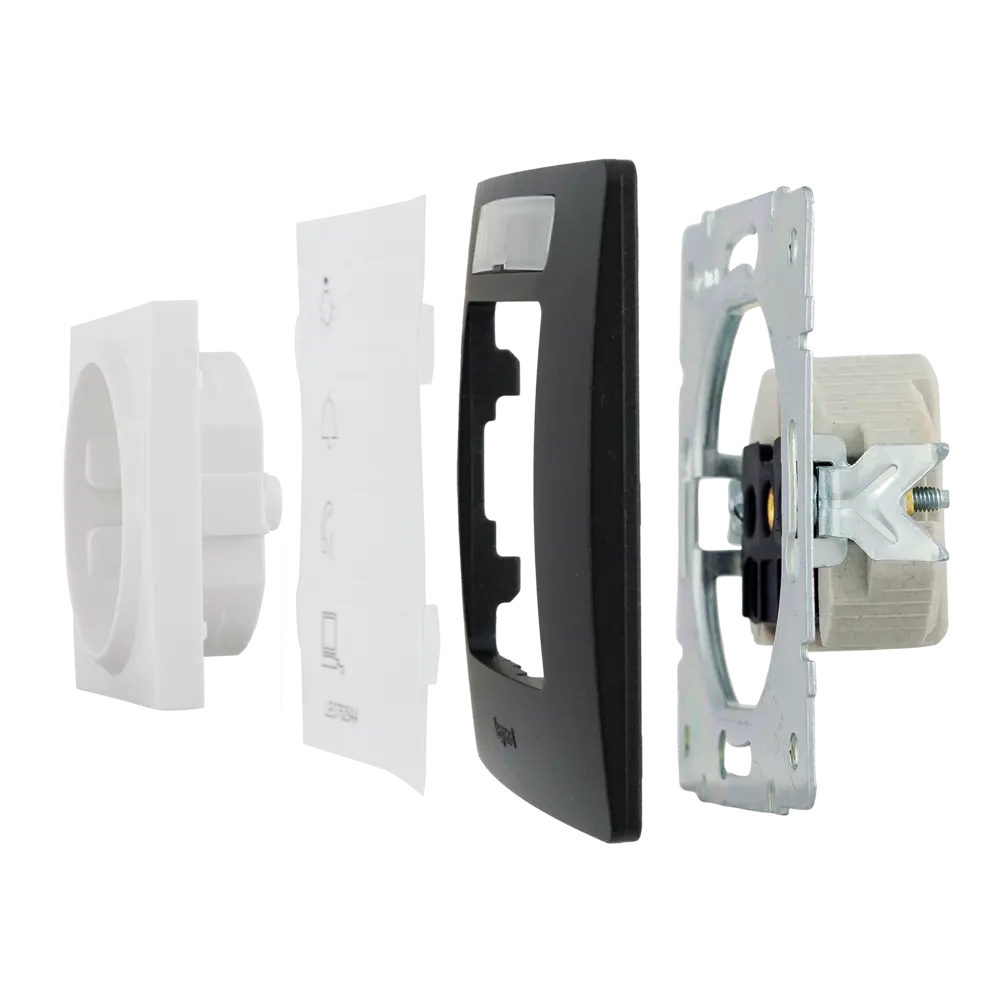 Рамка для розеток и выключателей Legrand Etika 1 пост, цвет антрацит STLM-2093910 - Вид №3