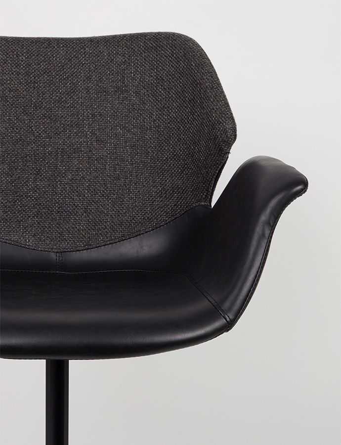 Кресло Nikki черное Zuiver 1200138 - Вид №5