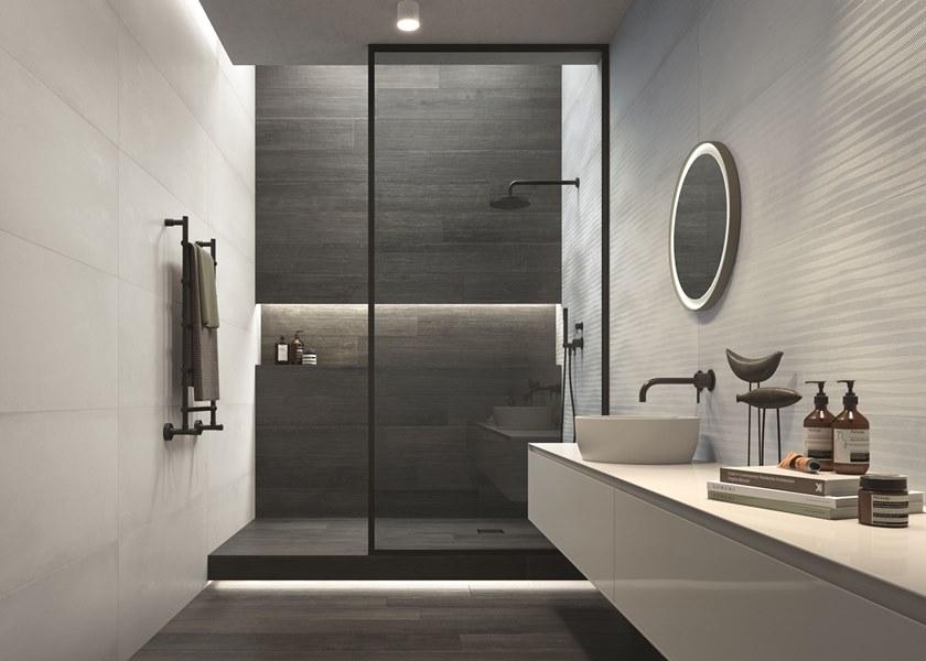 Italgraniti Белая плитка для стен с эффектом металла Metaline wall sun-id-1364059 - Вид №1