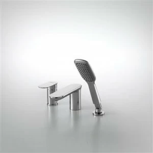 Смеситель на ванну  на три отверстия GINA F565104C-2-ENG bravat