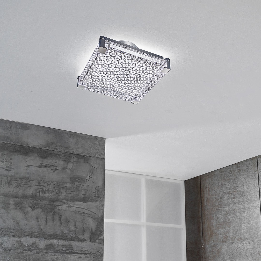 Frezia Light 1018 хром светильник настенно-потолочный 120138 - Вид №1