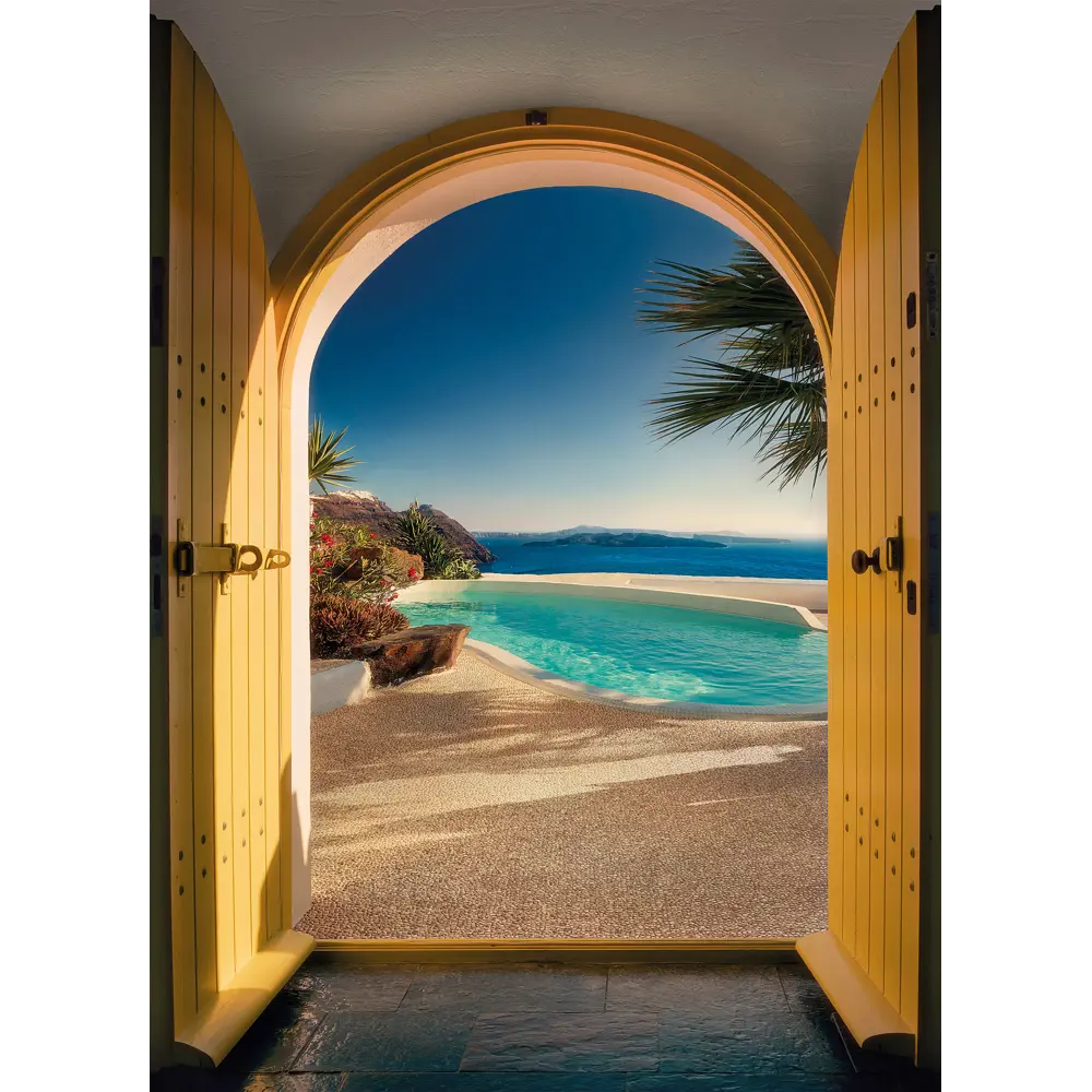 Фотообои «Санторини», бумажные, 184x254 см, 4-991 Komar STLM-2165195