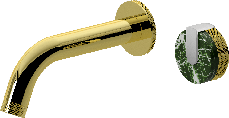 E-11535-R2MG-L1WT-PB Настенный прогрессивный смеситель скрытого монтажа для раковины GRAFF MOD+