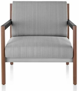 Herman Miller Кресло из ткани с подлокотниками Brabo