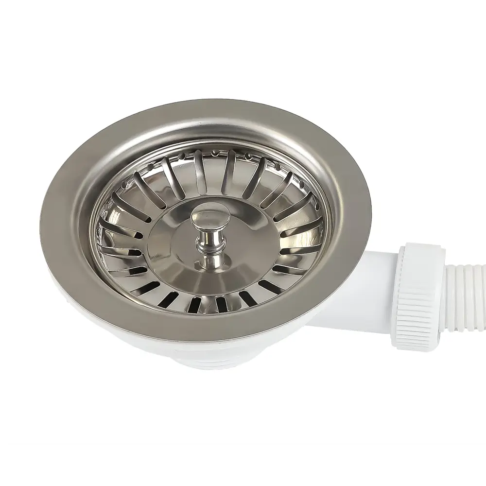 Выпуск EQUATION для кухонной мойки с переливом ø90 мм 18551003 STLM-0011268 - Вид №2