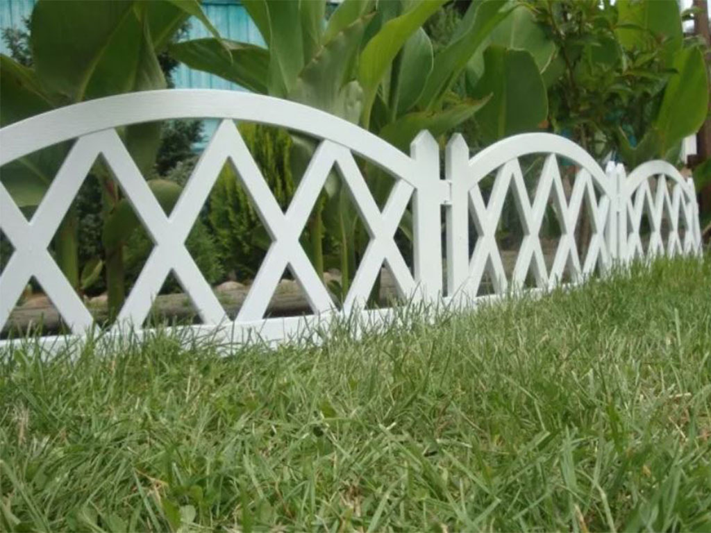 Забор декоративный "MODERN" №4, 5 шт, длина 3 метра, белый ГеоПластБорд GPBST-167 - Вид №3